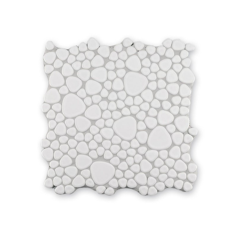 mozaika ceramiczna owalna nieregularna